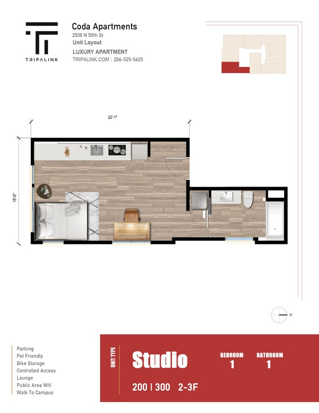 Floorplan - Coda Apartments