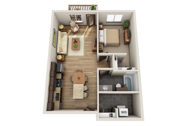 Floorplan - Deer Ridge Apartment Homes