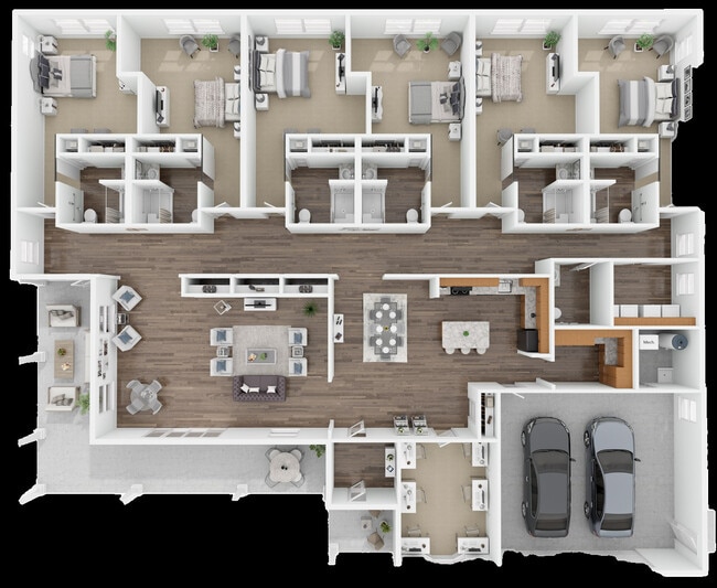 Group Home Floor Plan - Woodside Prairie Apartments and Townhomes