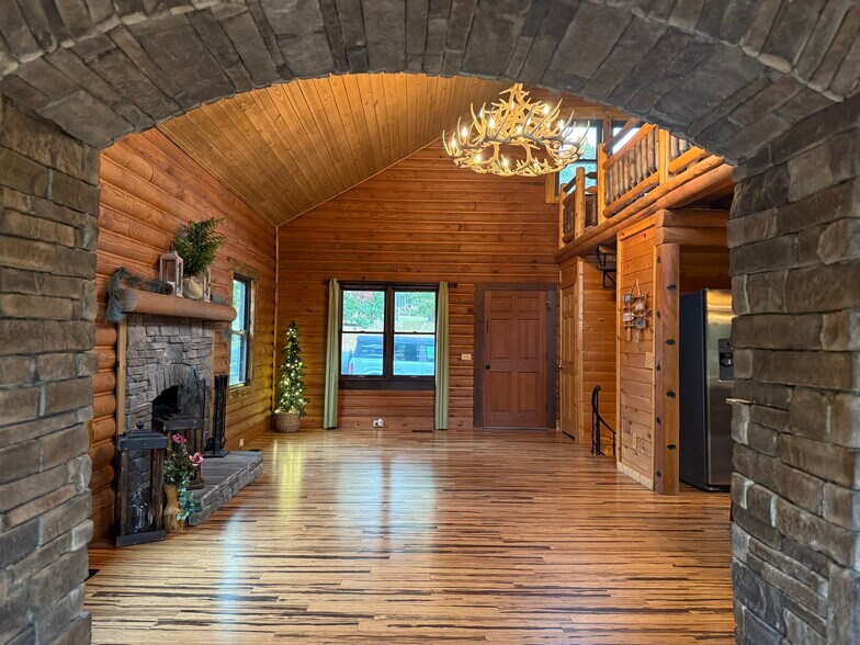 Wood burning fireplace - 1011 Lake Shore Dr