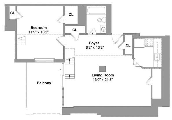 1BR/1BA - 88 Lexington Avenue