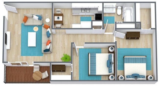 Floorplan - Waldo Plaza