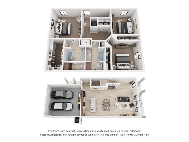 Floorplan - The Residences at Lake Saunders