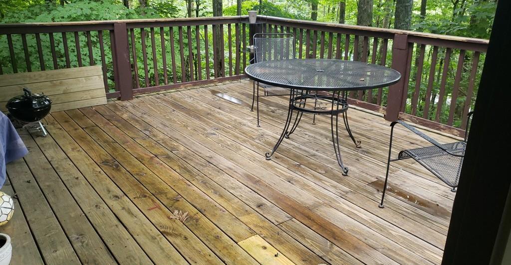 Partial photo of deck - 172 Cross Park Dr