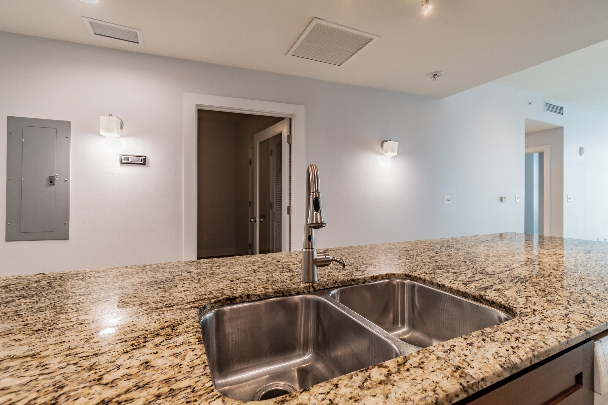 Kitchen countertop and 2nd bedroom door - 1120 E Kennedy Blvd