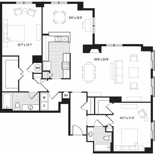 Floorplan - The Clarendon