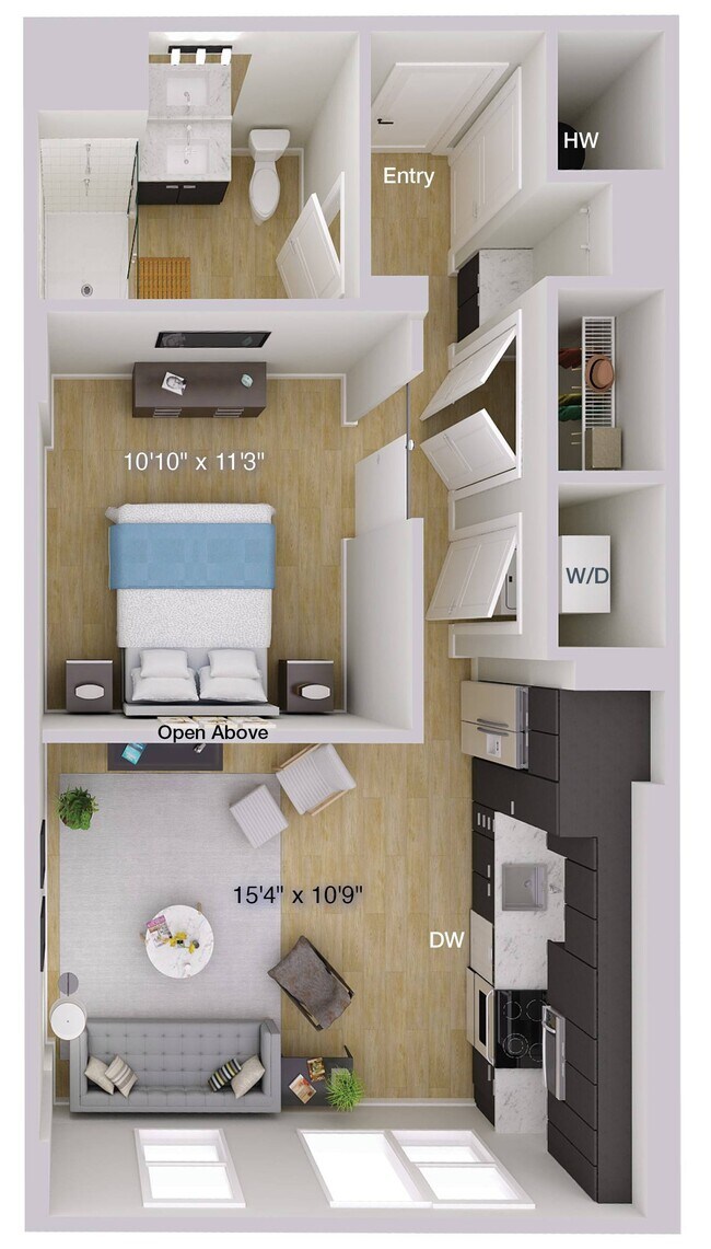 Floorplan - Foster on the Park Apartments