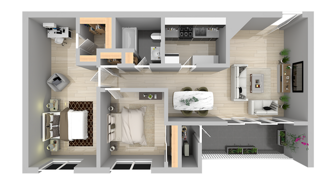 Floorplan - Westgate At Laurel Apartments