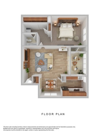 1 Bedroom 1 Bath - Madison West