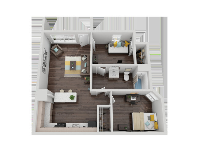 One Bedroom, One Bathroom With Study - University Oaks Student Living