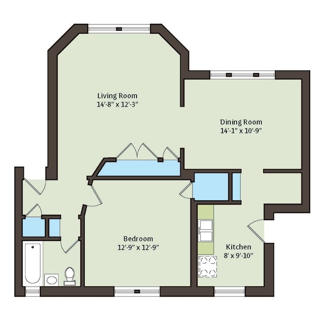 Floorplan - 5034-5046 S. Woodlawn Avenue