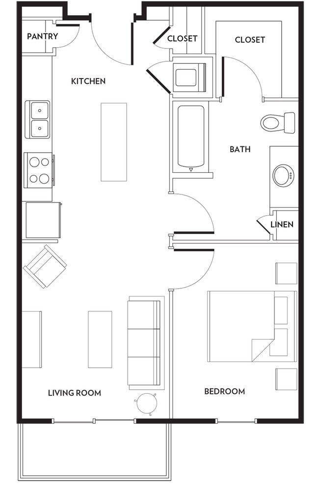 Floorplan - Rivera on Broadway Apartments