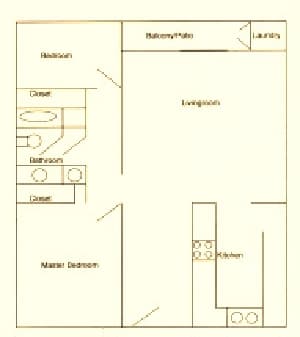 2BR/1BA - Edencrest Apartments