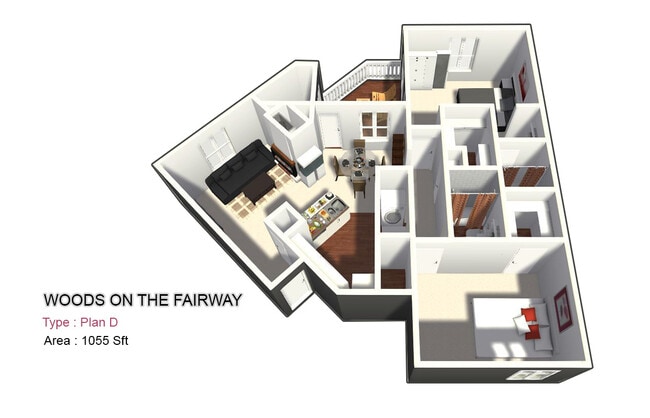 Two Bed / Two Bath - Woods on the Fairway
