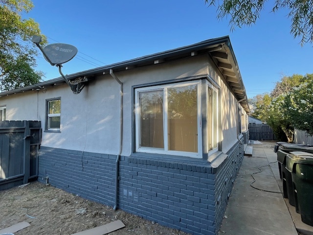 Partial view of backyard - 3731 46th St