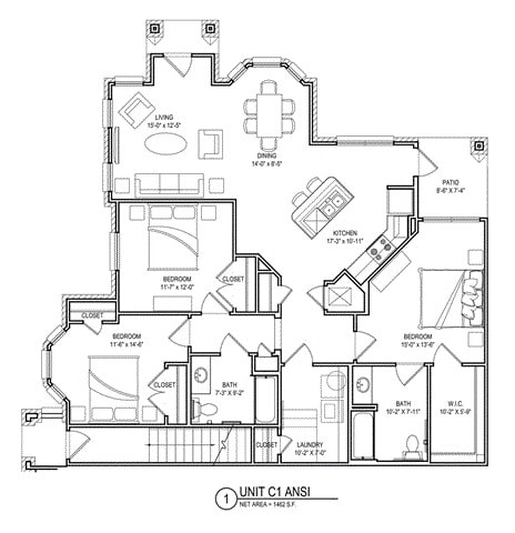 Floorplan - Audubon Park Apartment Homes
