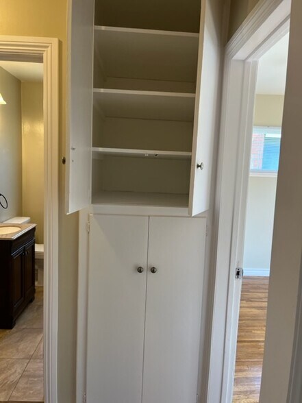 Linen closet. - 18033 Glenburn Ave