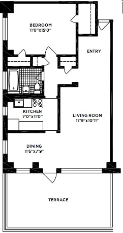 1BR/1BA - 178  Clinton Street