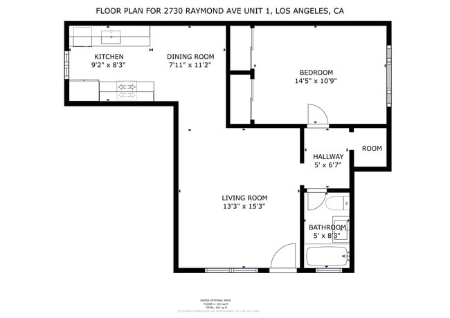 Floorplan - 2730 Raymond Ave.