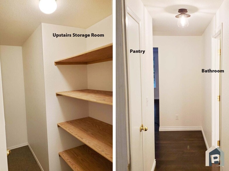 1st floor pantry 2nd floor storage room - 20981 Port Gamble Rd NE