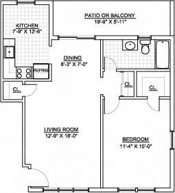 Floorplan - Princeton Arms