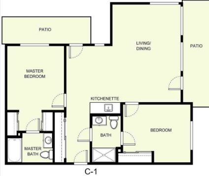 Floorplan - The Bonaventure