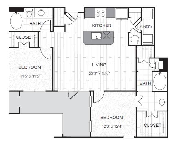 Floorplan - L2 Uptown