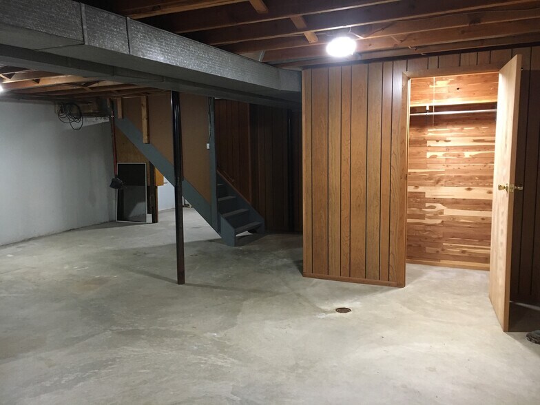 Basement cedar closet - 3160 Fernwood Ave