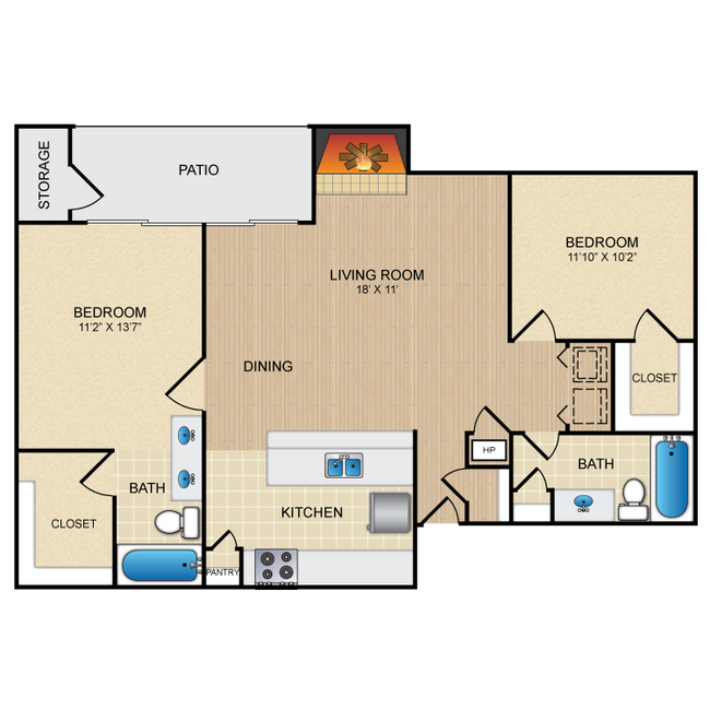 Floorplan - Avistar At The Oaks
