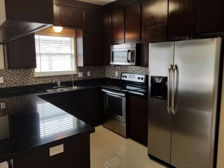 Kitchen with Stove, Oven, Microwave and Refrigerator - 1428 Leann Rimes Rd