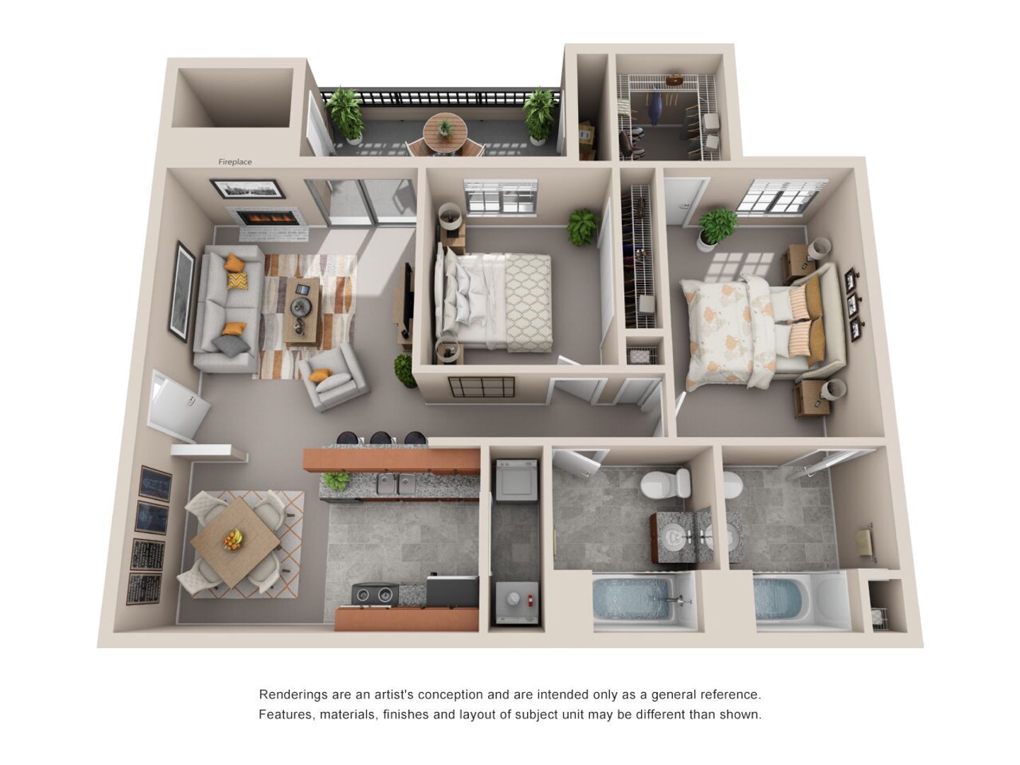 Interior Photo - Crossing at Riverlake Apartments