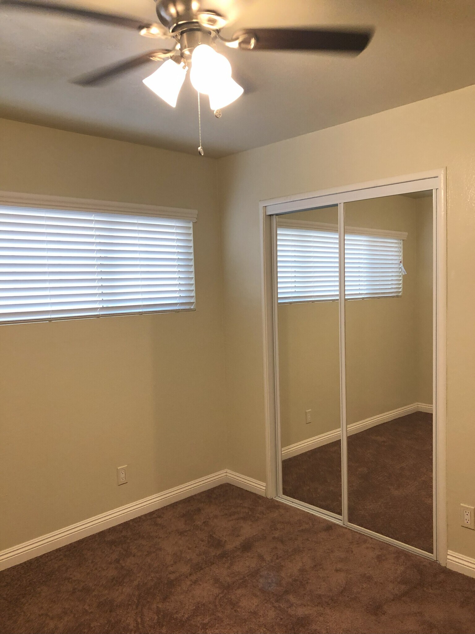 Each bedroom has mirrored closet doors, new carpet, venetian blinds and ceiling fans, - 9226 Palm St
