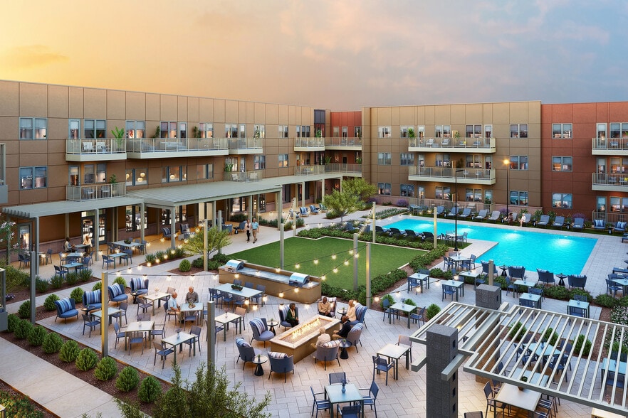 Final WEB - Aspendale Scottsdale - Courtyard - Aspendale Scottsdale 55+ Active Adult Community