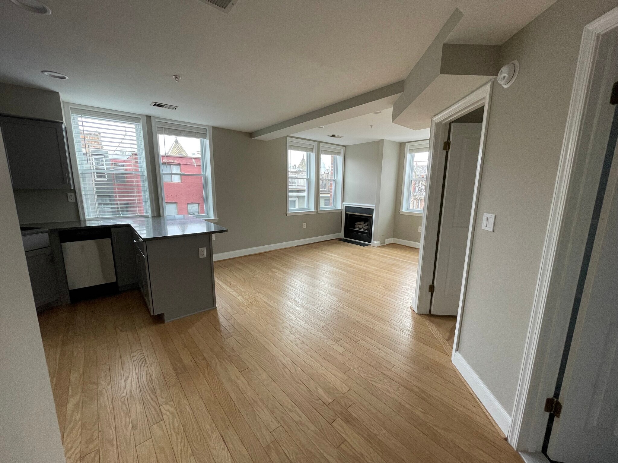 living and kitchen - 1731 Willard St NW