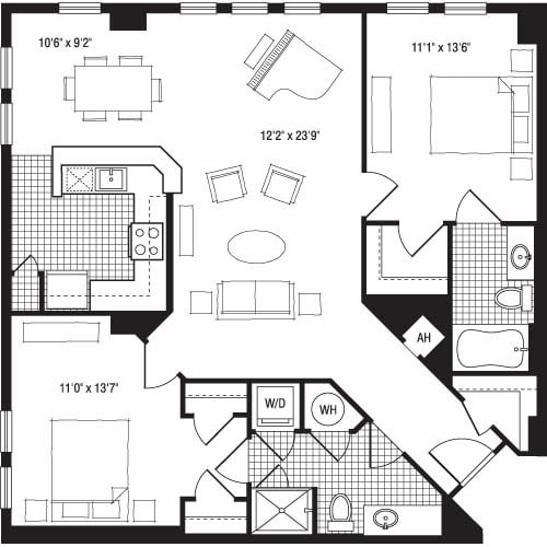 Floorplan - The Clarendon