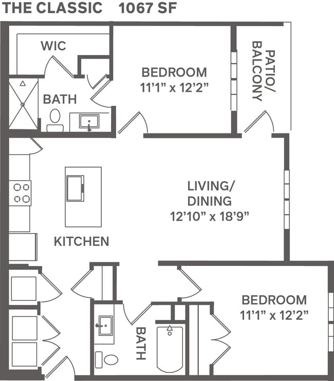 Floorplan - The Garrison Luxury Apartments