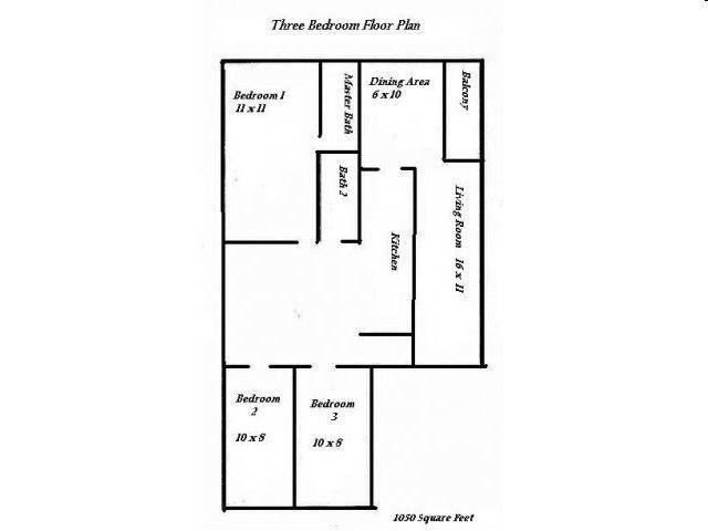 Floorplan - Sierra Antigua Apartments