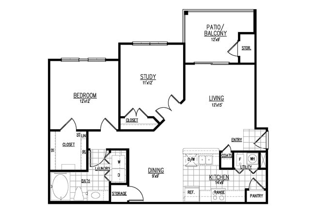 Floorplan - Maple Knoll Apartments