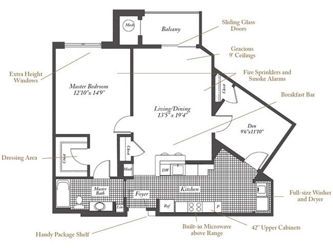 Floorplan - Evergreens at Columbia Town Center