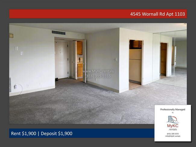 Building Photo - Upscale 2-Bedroom Corner Condo at Parkway Towers — Steps from the Plaza