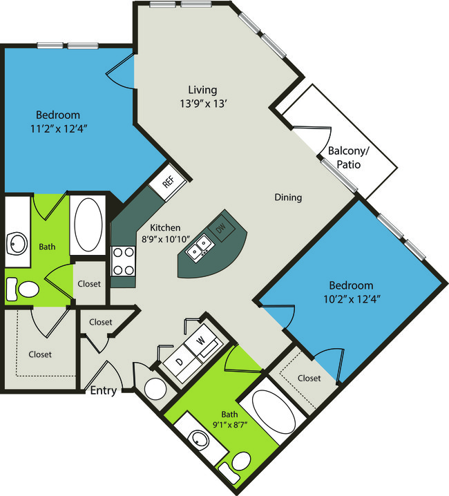 Floorplan - Waterford RiNo