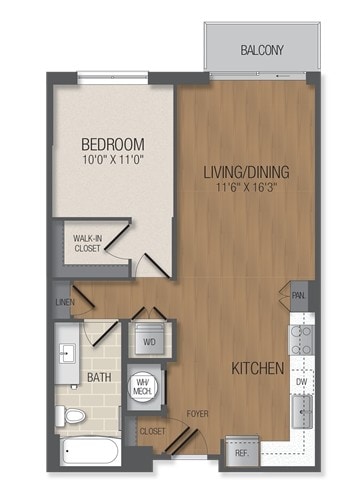 Floorplan - The Acadia at Metropolitan Park