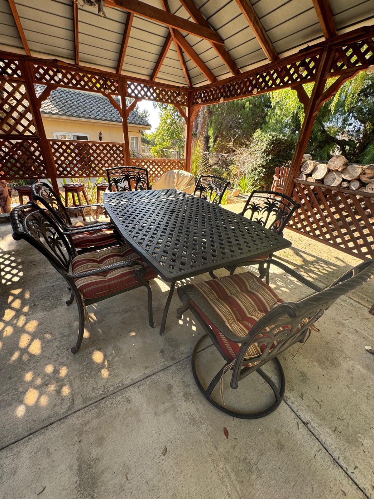 Outdoor Dining under the Gazebo - 601 Aliento Ct