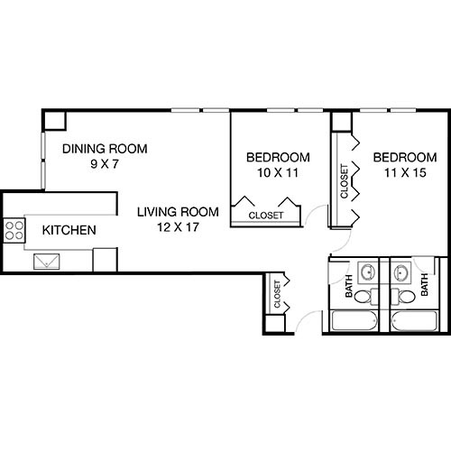 Floorplan - Hyde Park Tower