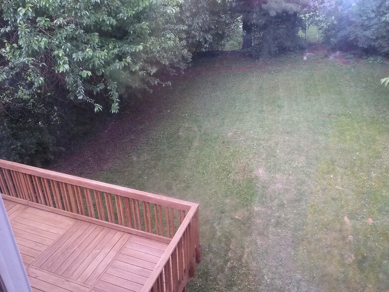 View back yard - 405 Commonwealth Ave