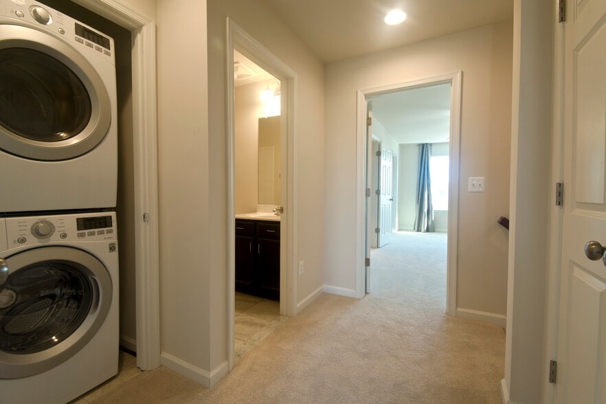 Laundry on Bedroom Level - 105 Gristmill Ct