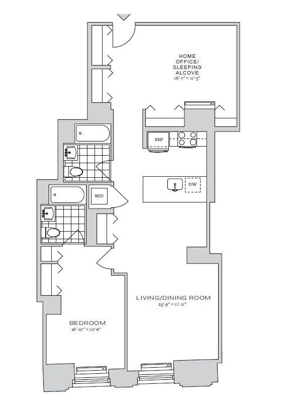 Floorplan - 70 Pine Apartments