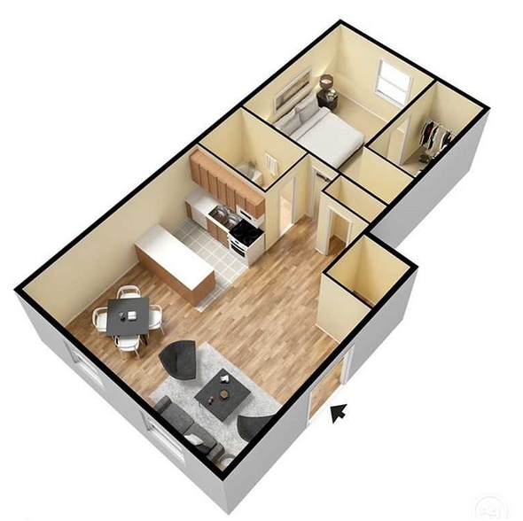 Orchard+GROVE_onebedroom - Orchard Grove