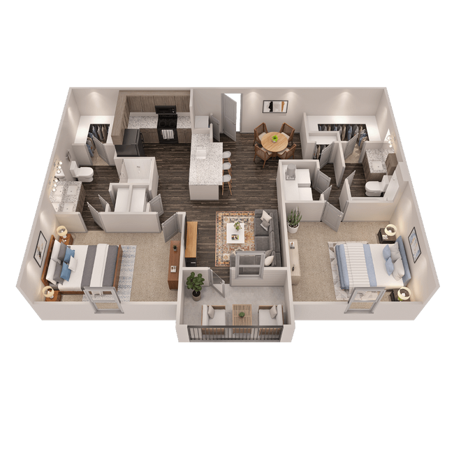 Floorplan - Gray Branch Apartments