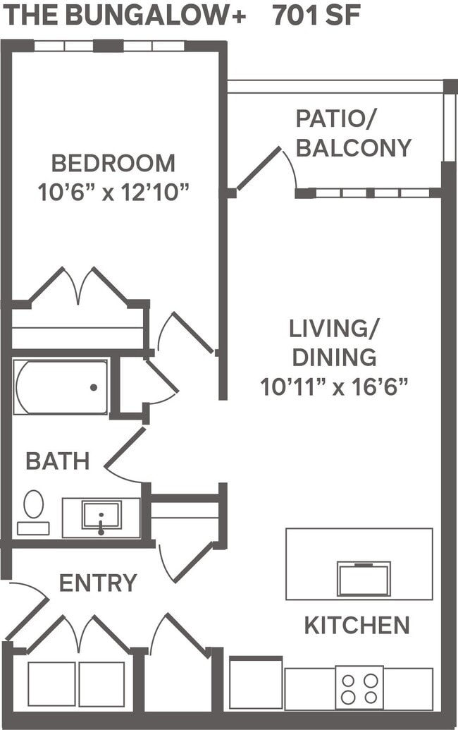Floorplan - The Garrison Luxury Apartments